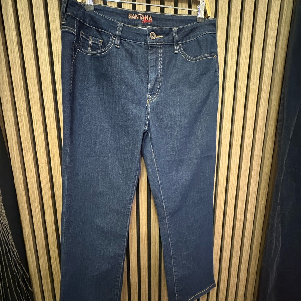 Santana Blue Jeans with Button Detail